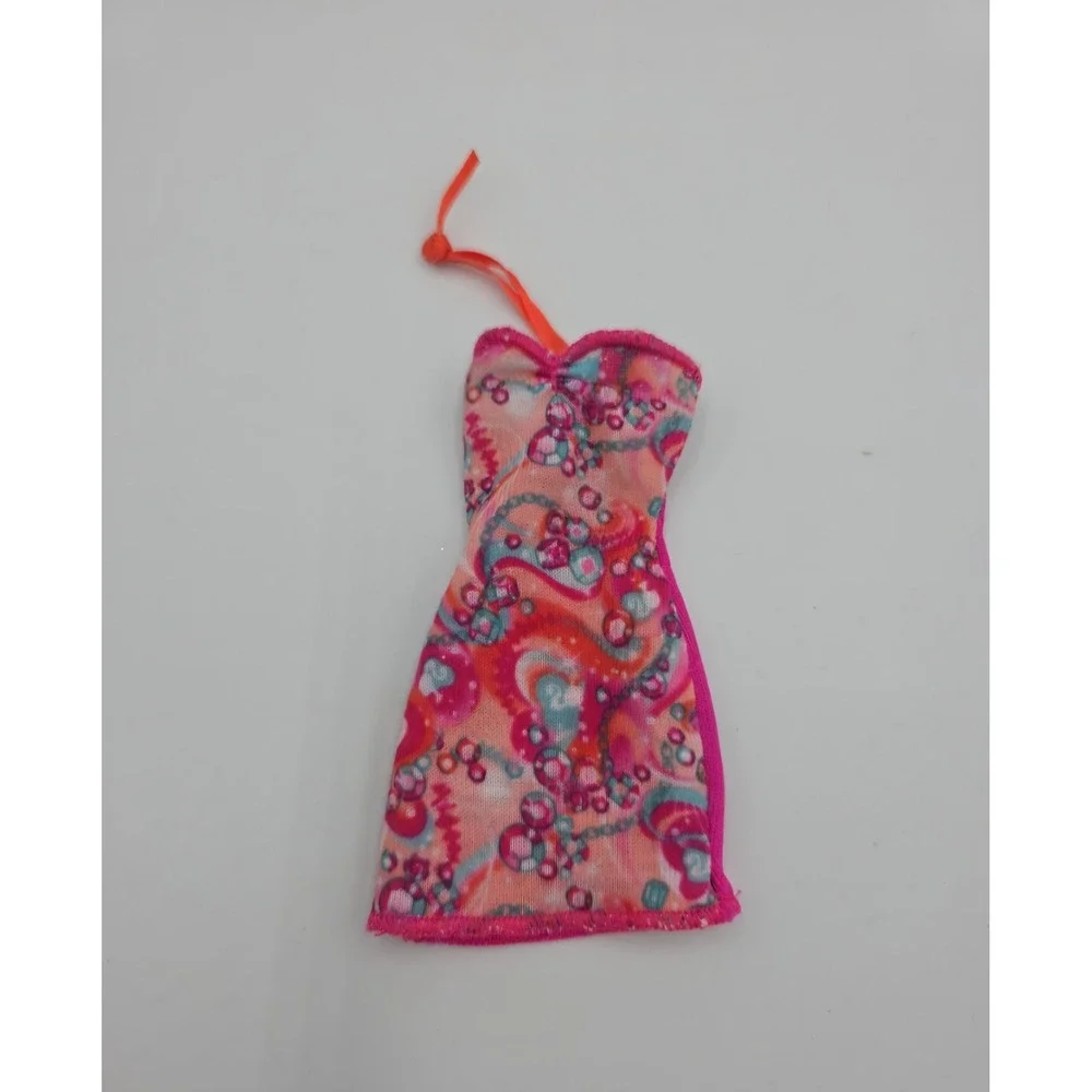 Barbie Doll Pink &‎ Diamonds Fashionista  Short Mini Sundress Neck Strap Clothes